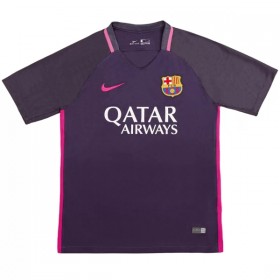 Barcelona Messi 10 2016-17 Retro Udebanesæt Kortærmet