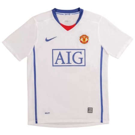 Manchester United 2008-09 Retro Udebanesæt Kortærmet