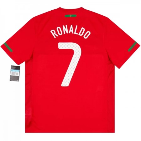 Portugal Ronaldo 7 2010 Retro Hjemmebanesæt Kortærmet