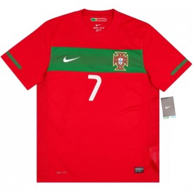 Portugal Ronaldo 7 2010 Retro Hjemmebanesæt Kortærmet
