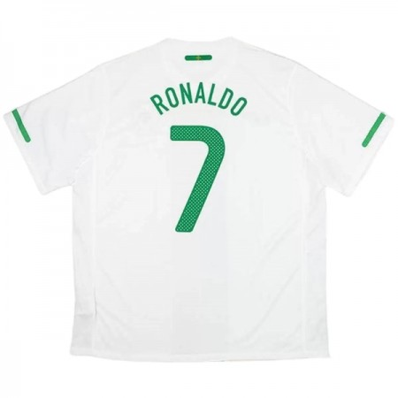 Portugal Ronaldo 7 2010 Retro Udebanesæt Kortærmet