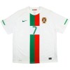Portugal Ronaldo 7 2010 Retro Udebanesæt Kortærmet