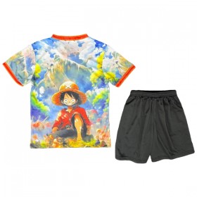 Japan x OnePiece Special Børn Trøje 2025 Kortærmet(+ Korte bukser)