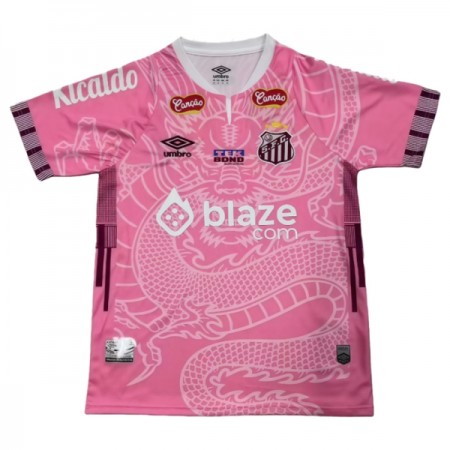Santos FC Dragon Trøje Pink 2025-26 Kortærmet