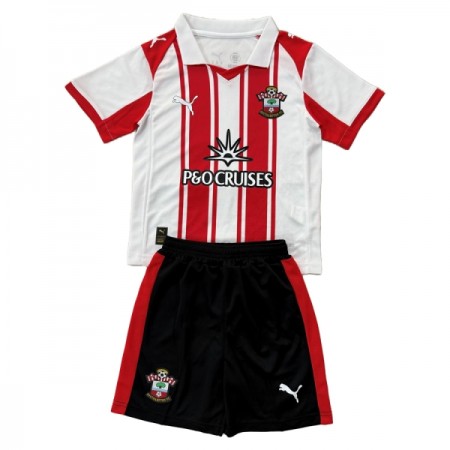Southampton Børn Hjemmebanesæt 2025-26 Kortærmet(+ Korte bukser)