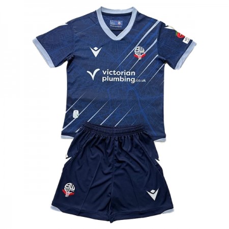 Bolton Wanderers Børn Udebanesæt 2025-26 Kortærmet(+ Korte bukser)