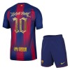 FC Barcelona x Kopa Trophy Lamine Yamal 10 Special Børn Trøje 2025-26 Kortærmet(+ Korte bukser)