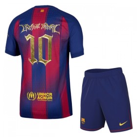 FC Barcelona x Kopa Trophy Lamine Yamal 10 Special Børn Trøje 2025-26 Kortærmet(+ Korte bukser)