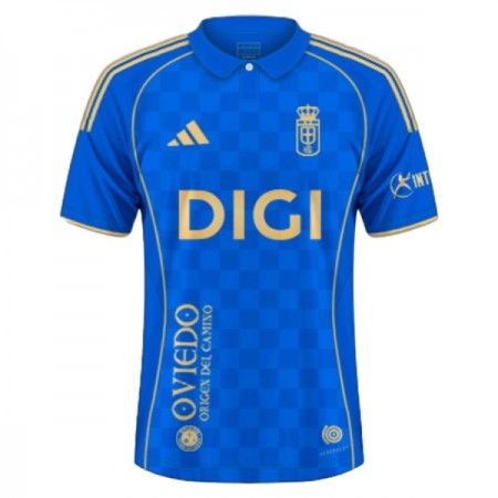 Real Oviedo Hjemmebanesæt 2025-26 Kortærmet