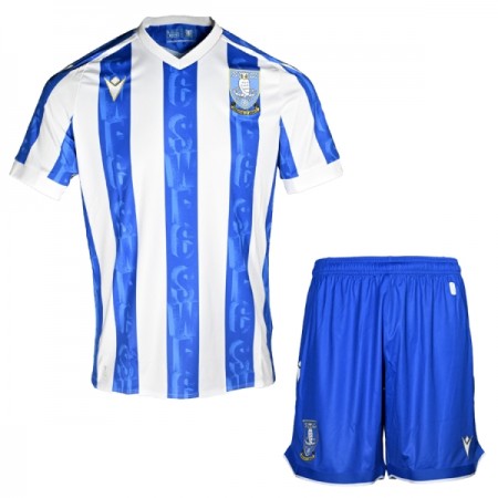 Sheffield Wednesday Børn Hjemmebanesæt 2025-26 Kortærmet(+ Korte bukser)
