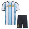 Argentina Børn Hjemmebanesæt VM Fodbold 2026 Kortærmet(+ Korte bukser)