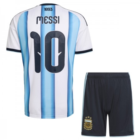 Argentina Messi 10 Børn Hjemmebanesæt VM Fodbold 2026 Kortærmet(+ Korte bukser)