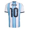 Argentina Messi 10 Børn Hjemmebanesæt VM Fodbold 2026 Kortærmet(+ Korte bukser)