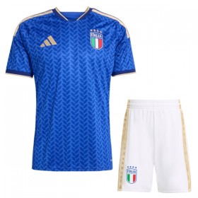 Italien Børn Hjemmebanesæt VM Fodbold 2026 Kortærmet(+ Korte bukser)