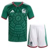Mexico Børn Hjemmebanesæt VM Fodbold 2026 Kortærmet(+ Korte bukser)