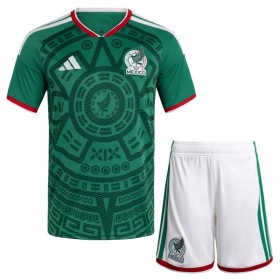 Mexico Børn Hjemmebanesæt VM Fodbold 2026 Kortærmet(+ Korte bukser)