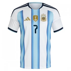 Argentina De Paul 7 Børn Hjemmebanesæt VM Fodbold 2026 Kortærmet(+ Korte bukser)