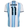 Argentina Di Maria 11 Hjemmebanesæt VM Fodbold 2026 Kortærmet