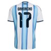 Argentina Garnacho 17 Hjemmebanesæt VM Fodbold 2026 Kortærmet