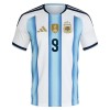 Argentina J. Alvarez 9 Hjemmebanesæt VM Fodbold 2026 Kortærmet