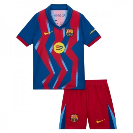 FC Barcelona Børn 4.sæt 2025-26 Kortærmet(+ Korte bukser)
