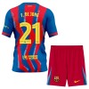 FC Barcelona Frenkie de Jong 21 Børn 4.sæt 2025-26 Kortærmet(+ Korte bukser)