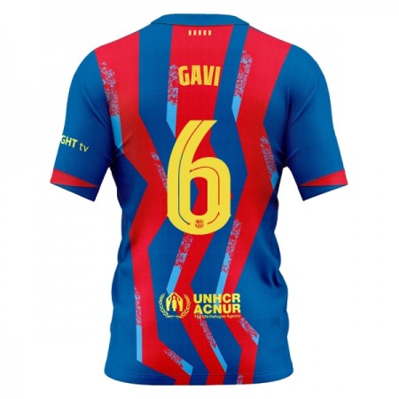 FC Barcelona Gavi 6 4.sæt 2025-26 Kortærmet