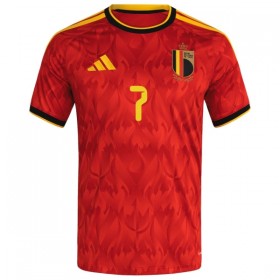 Belgien De Bruyne 7 Hjemmebanesæt VM Fodbold 2026 Kortærmet