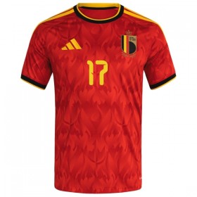 Belgien De Ketelaere 17 Hjemmebanesæt VM Fodbold 2026 Kortærmet