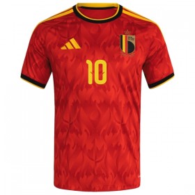 Belgien Lukaku 10 Børn Hjemmebanesæt VM Fodbold 2026 Kortærmet(+ Korte bukser)