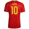 Belgien Lukaku 10 Børn Hjemmebanesæt VM Fodbold 2026 Kortærmet(+ Korte bukser)