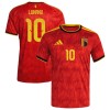 Belgien Lukaku 10 Hjemmebanesæt VM Fodbold 2026 Kortærmet