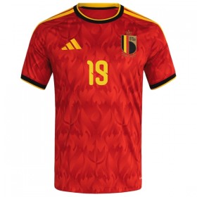 Belgien Openda 19 Hjemmebanesæt VM Fodbold 2026 Kortærmet