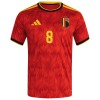 Belgien Tielemans 8 Hjemmebanesæt VM Fodbold 2026 Kortærmet