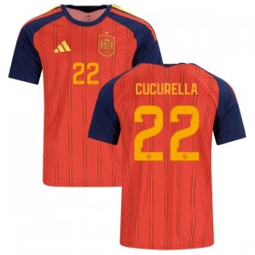 Spanien Cucurella 22 Hjemmebanesæt VM Fodbold 2026 Kortærmet