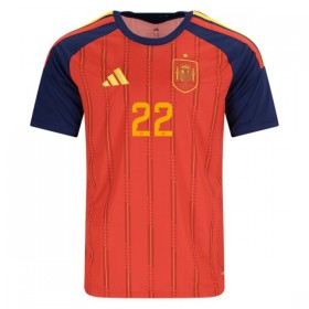 Spanien Cucurella 22 Hjemmebanesæt VM Fodbold 2026 Kortærmet