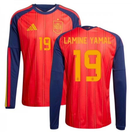 Spanien Lamine Yamal 19 Hjemmebanesæt VM Fodbold 2026 Langærmet