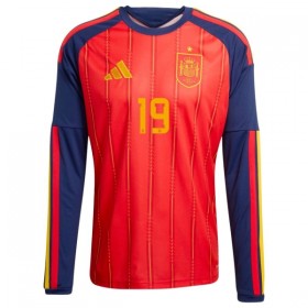 Spanien Lamine Yamal 19 Hjemmebanesæt VM Fodbold 2026 Langærmet