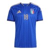 Italien Barella 18 Hjemmebanesæt VM Fodbold 2026 Kortærmet