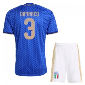 Italien Dimarco 3 Børn Hjemmebanesæt VM Fodbold 2026 Kortærmet(+ Korte bukser)