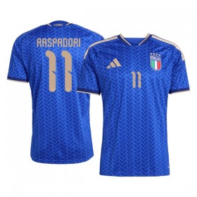 Italien Raspadori 11 Hjemmebanesæt VM Fodbold 2026 Kortærmet