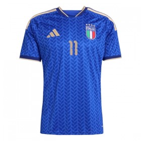 Italien Raspadori 11 Hjemmebanesæt VM Fodbold 2026 Kortærmet