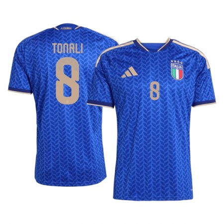 Italien Tonali 8 Hjemmebanesæt VM Fodbold 2026 Kortærmet