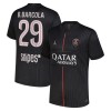 Paris Saint-Germain B. Barcola 29 Jordan 4.sæt 2025-26 Kortærmet