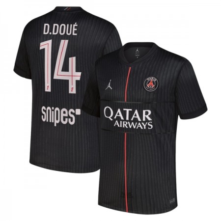 Paris Saint-Germain D. Doue 14 Jordan 4.sæt 2025-26 Kortærmet