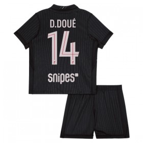 Paris Saint-Germain D. Doue 14 Jordan Børn 4.sæt 2025-26 Kortærmet(+ Korte bukser)