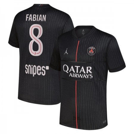 Paris Saint-Germain Fabian 8 Jordan 4.sæt 2025-26 Kortærmet