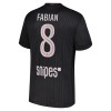 Paris Saint-Germain Fabian 8 Jordan 4.sæt 2025-26 Kortærmet