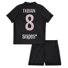Paris Saint-Germain Fabian 8 Jordan Børn 4.sæt 2025-26 Kortærmet(+ Korte bukser)