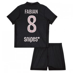 Paris Saint-Germain Fabian 8 Jordan Børn 4.sæt 2025-26 Kortærmet(+ Korte bukser)